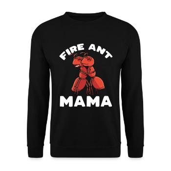 Amoureux des fourmis de feu - Sweat-shirt Unisexe - noir - Devant - Alina (178cm) & Michal (187cm)