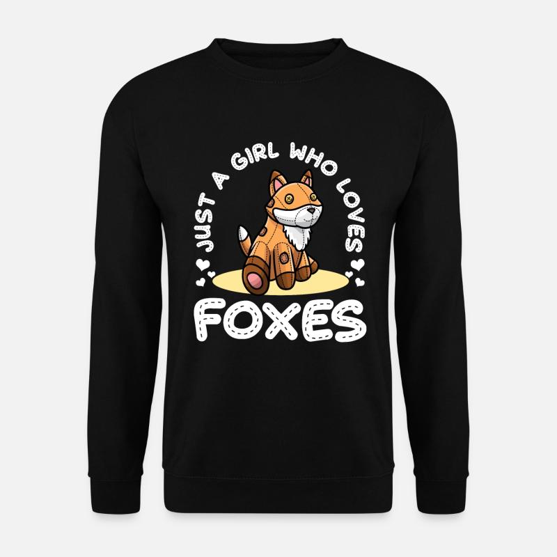 Foxes Fox Girl - Unisex Sweatshirt - black