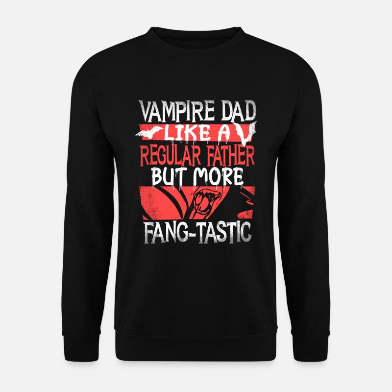 Vampire Dad Halloween - Unisex Sweatshirt - black