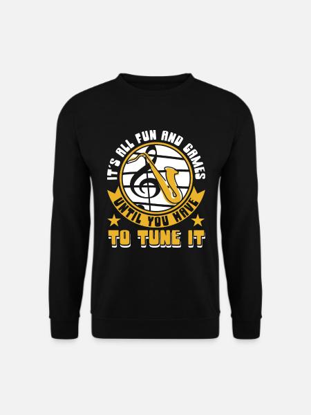 Saxophone Saxophonist Saxophone Player - Unisex Sweatshirt - black