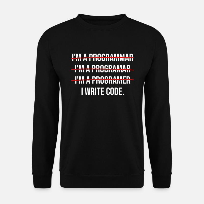 Je suis programmeur - Sweat-shirt Unisexe - noir