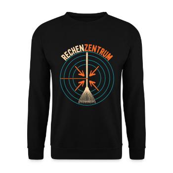 Centre de données pour informaticiens et jardiniers - Sweat-shirt Unisexe - noir - Devant - Alina (178cm) & Michal (187cm)