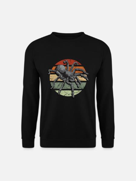 Spinnen und Vogelspinnen Tarantel - Unisex Pullover - Schwarz