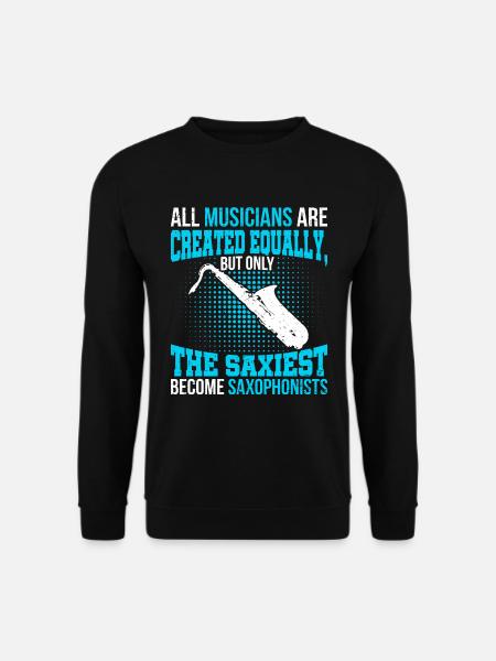 Saxophone Saxophonist - Unisex Sweatshirt - black
