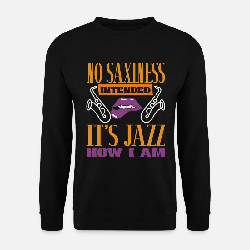 Saxophone Saxophonist - Unisex Sweatshirt - black