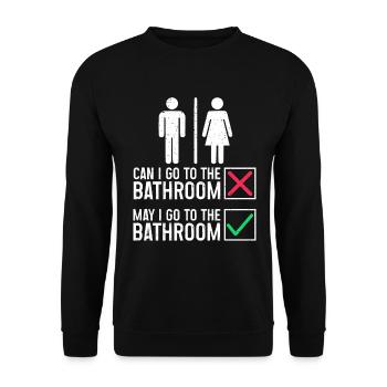 Englischlehrerin Englischlehrer Schule - Unisex Pullover - Schwarz - Vorne - Alina (178cm) & Michal (187cm)