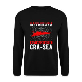Père de course de dragsters - Sweat-shirt Unisexe - noir - Devant - Alina (178cm) & Michal (187cm)