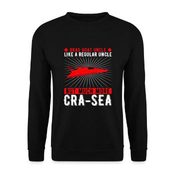 Oncle de course de dragsters - Sweat-shirt Unisexe - noir - Devant - Alina (178cm) & Michal (187cm)