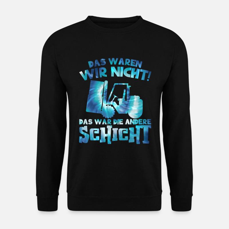Gabelstapler Gabelstaplerfahrer Lagerarbeiter - Unisex Pullover - Schwarz