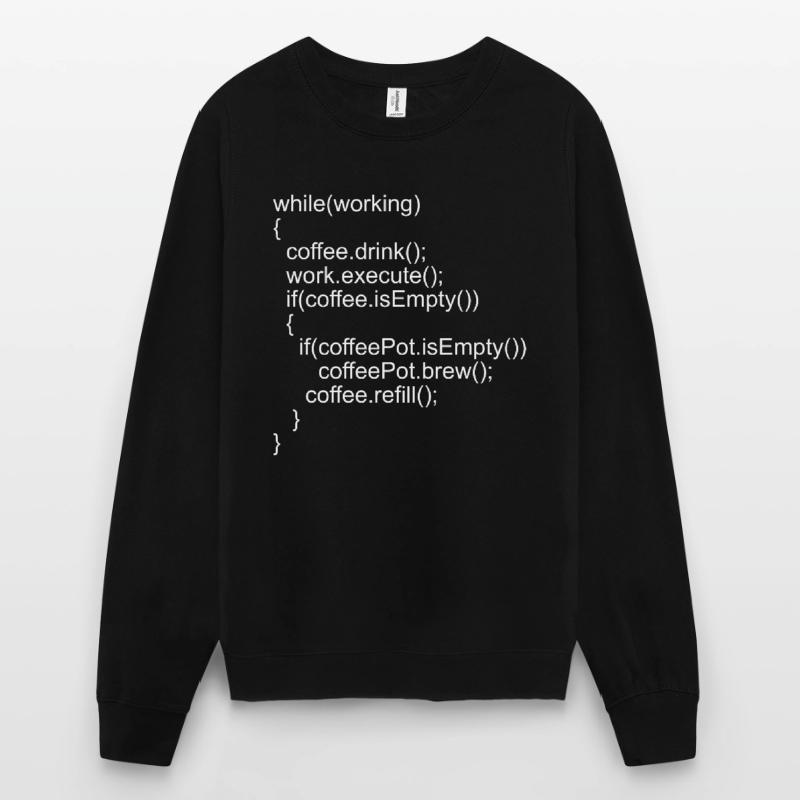 Source code Program code for programmers Unisex Sweatshirt