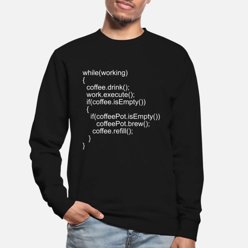 Quellcode Programmcode für Programmierer Unisex Pullover