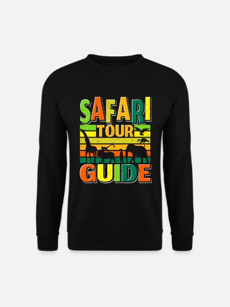 Safari Tour Guide - Unisex Sweatshirt - black