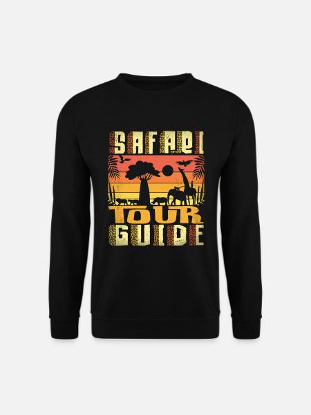 Safari Tour Guide - Unisex Pullover - Schwarz