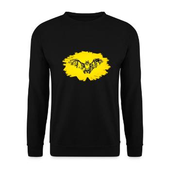 Chauve-souris - Sweat-shirt Unisexe - noir - Devant - Alina (178cm) & Michal (187cm)