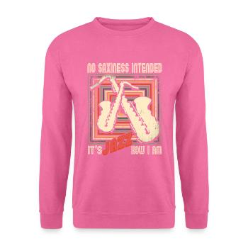 Saxophone Saxophone player - Unisex Sweatshirt - pink - Front