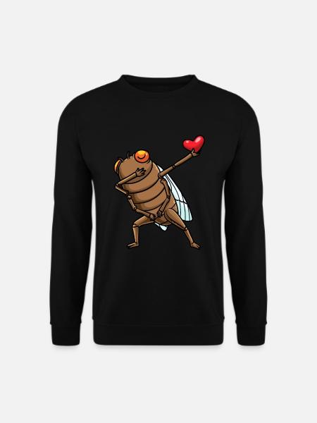 Dabbing Cigale Entomologie Entomologie des insectes Entomologiste - Sweat-shirt Unisexe - noir