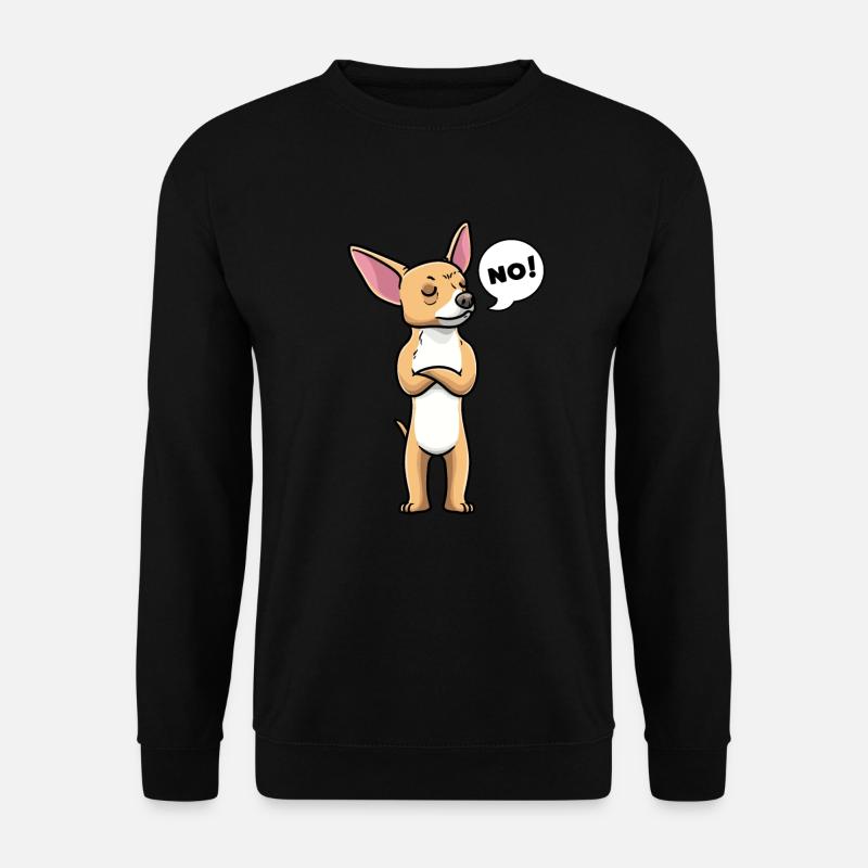 Chiweenie Dog - Unisex Sweatshirt - black