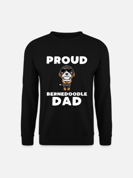 Bernedoodle Dog - Unisex Sweatshirt - black