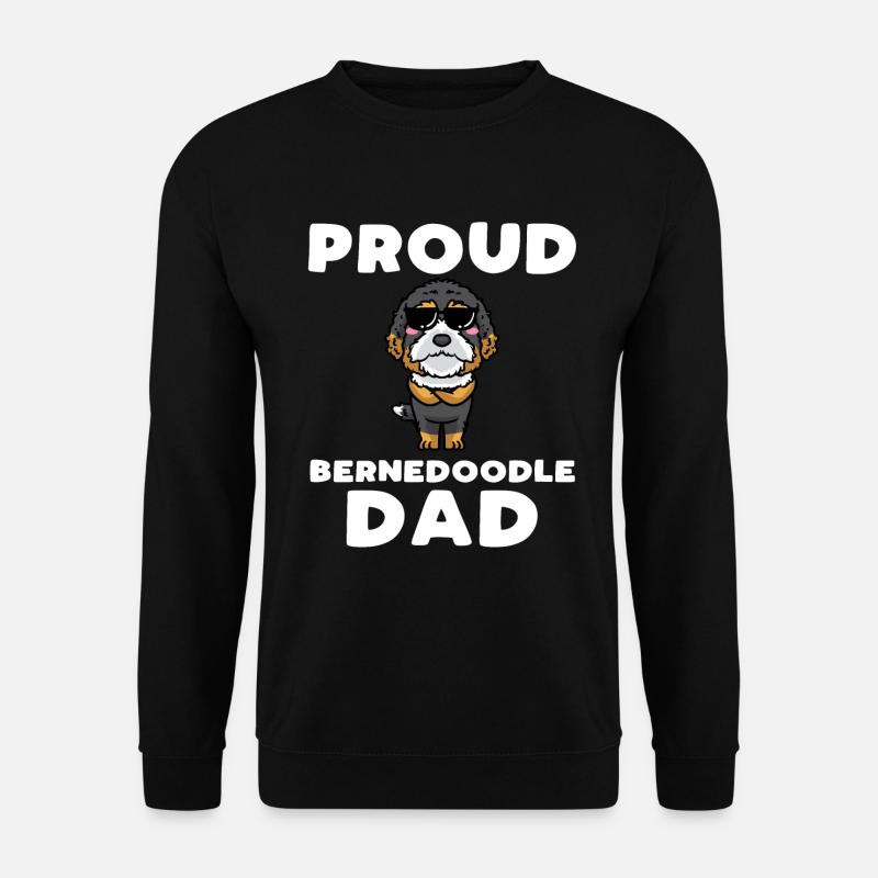Bernedoodle Dog - Unisex Sweatshirt - black