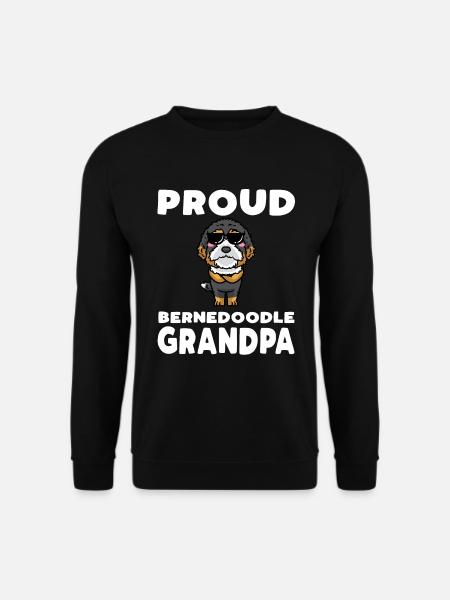 Bernedoodle Dog - Unisex Sweatshirt - black