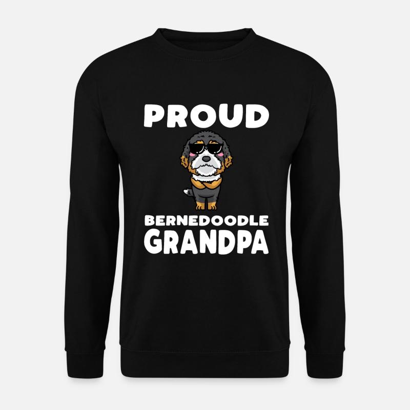 Bernedoodle Dog - Unisex Sweatshirt - black