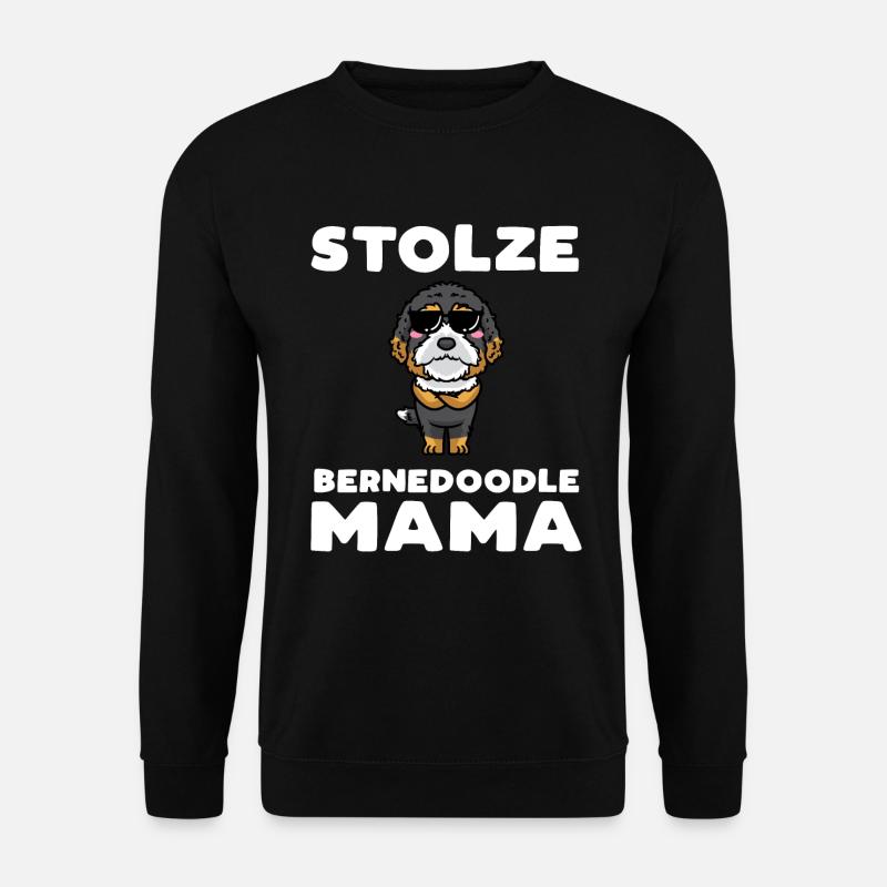 Bernedoodle Mama - Unisex Pullover - Schwarz