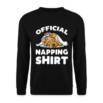 Chien Welsh Terrier avec dort en peluche - Sweat-shirt Unisexe - noir - Devant - Alina (178cm) & Michal (187cm)