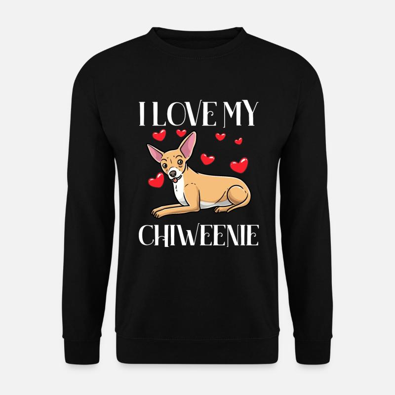 Chiweenie Chien - Sweat-shirt Unisexe - noir