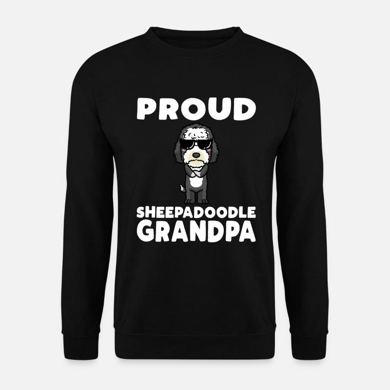 Chien Sheepadoodle - Sweat-shirt Unisexe - noir
