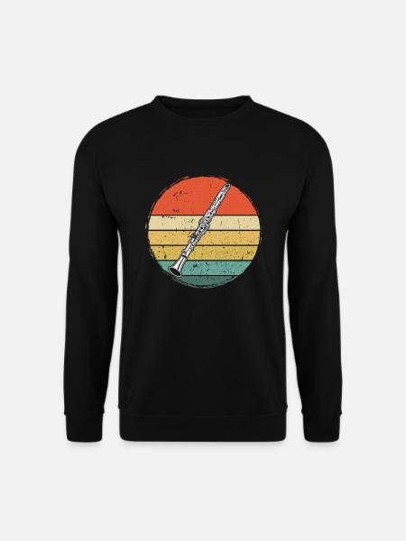 Klarinette Klarinettenspieler Klarinettist - Unisex Pullover - Schwarz