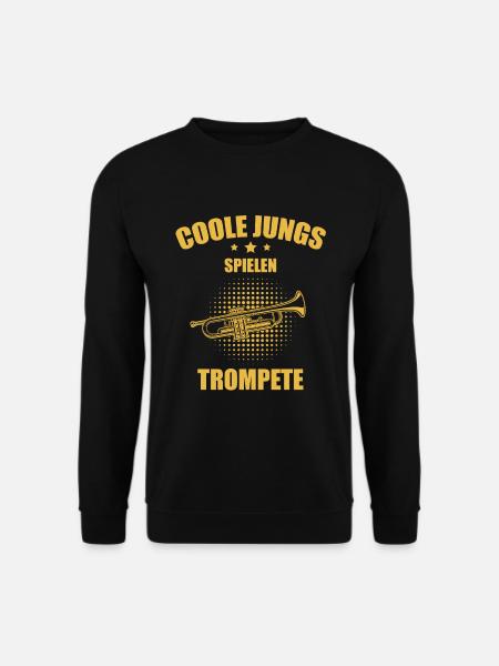 Trompete Trompetenspieler Trompeter - Unisex Pullover - Schwarz