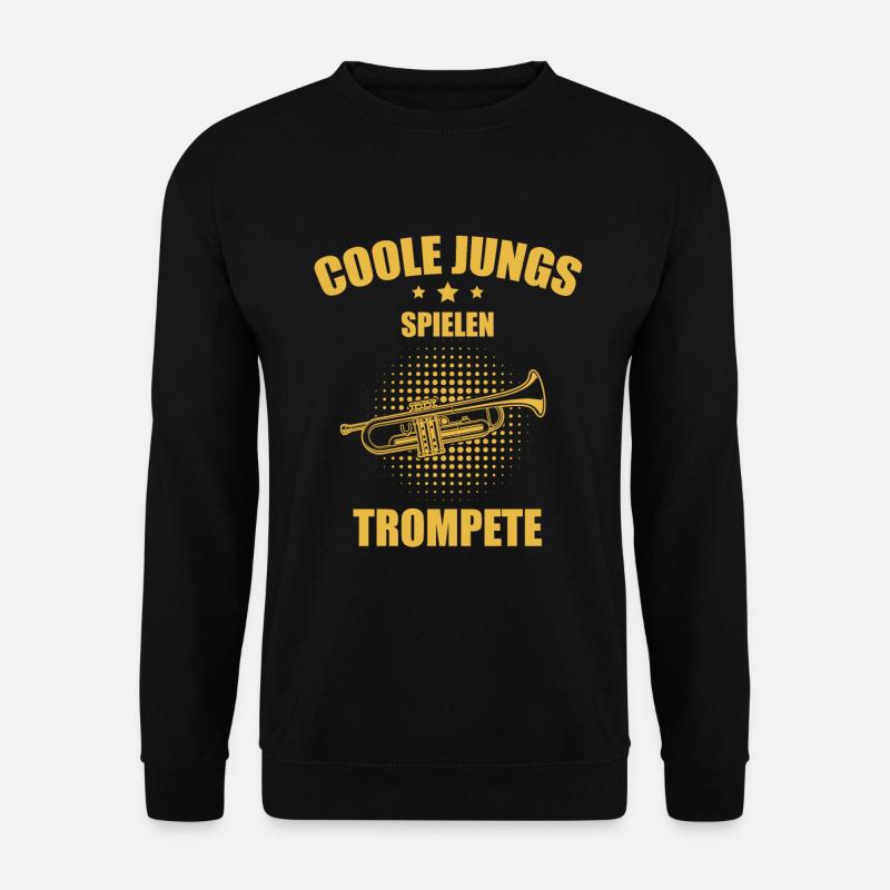 Trompete Trompetenspieler Trompeter - Unisex Pullover - Schwarz
