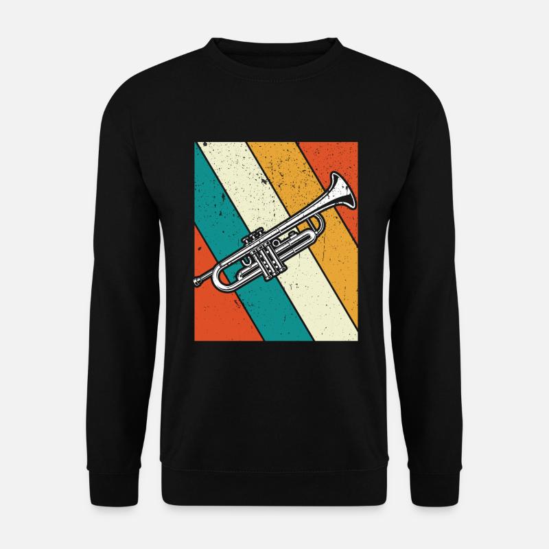 Trompete Trompetenspieler Trompeter - Unisex Pullover - Schwarz