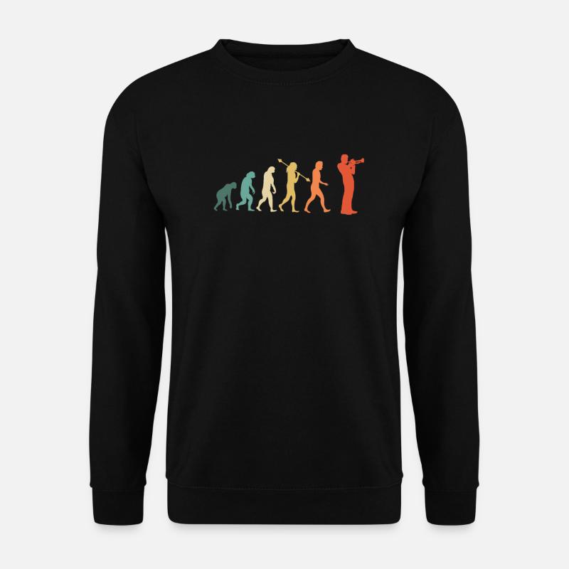Trompete Trompetenspieler Trompeter - Unisex Pullover - Schwarz