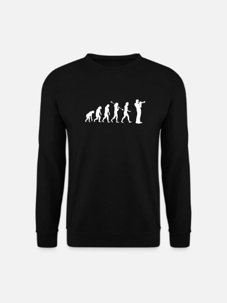 Trompete Trompetenspieler Trompeter - Unisex Pullover - Schwarz