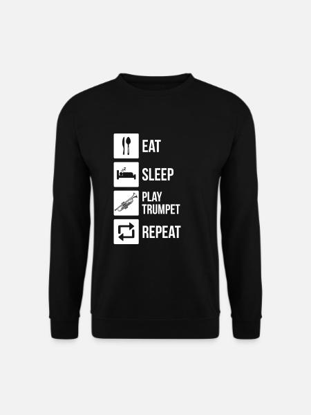 Trumpet Trumpet Player Trumpeter - Unisex Sweatshirt - black