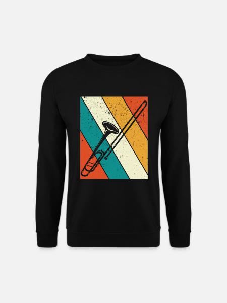 Trombone Joueur de trombone Tromboniste - Sweat-shirt Unisexe - noir