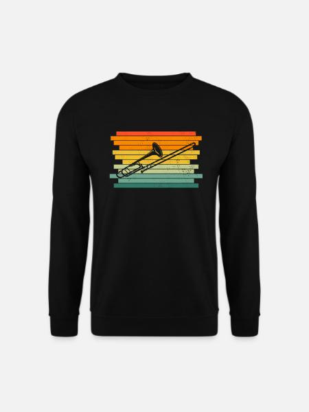 Posaune Posaunenspieler Posaunist - Unisex Pullover - Schwarz