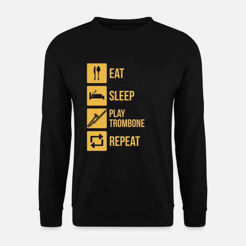 Trombone Trombone player Trombonist - Unisex Sweatshirt - black
