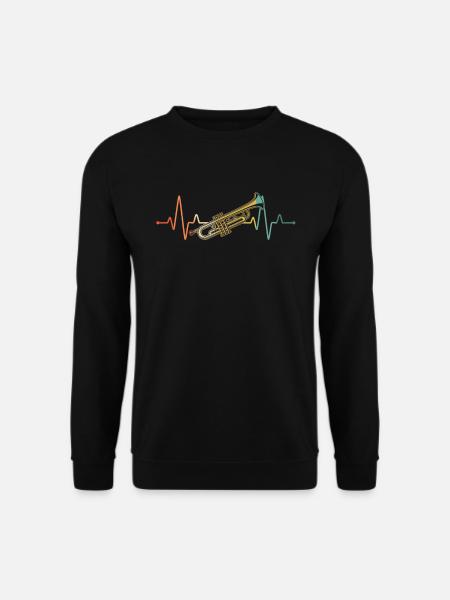 Trompete Trompetenspieler Trompeter - Unisex Pullover - Schwarz