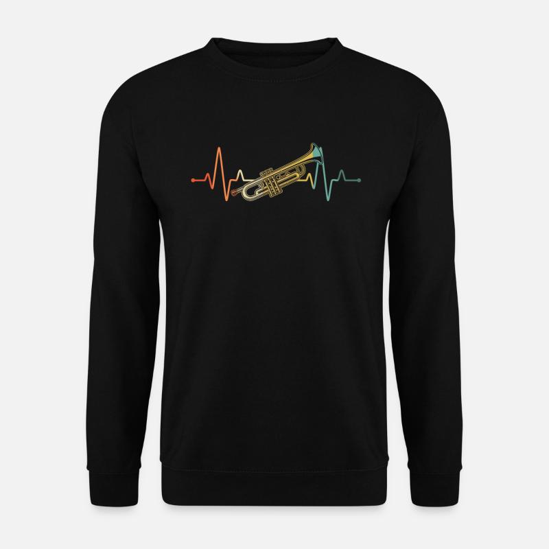 Trompete Trompetenspieler Trompeter - Unisex Pullover - Schwarz