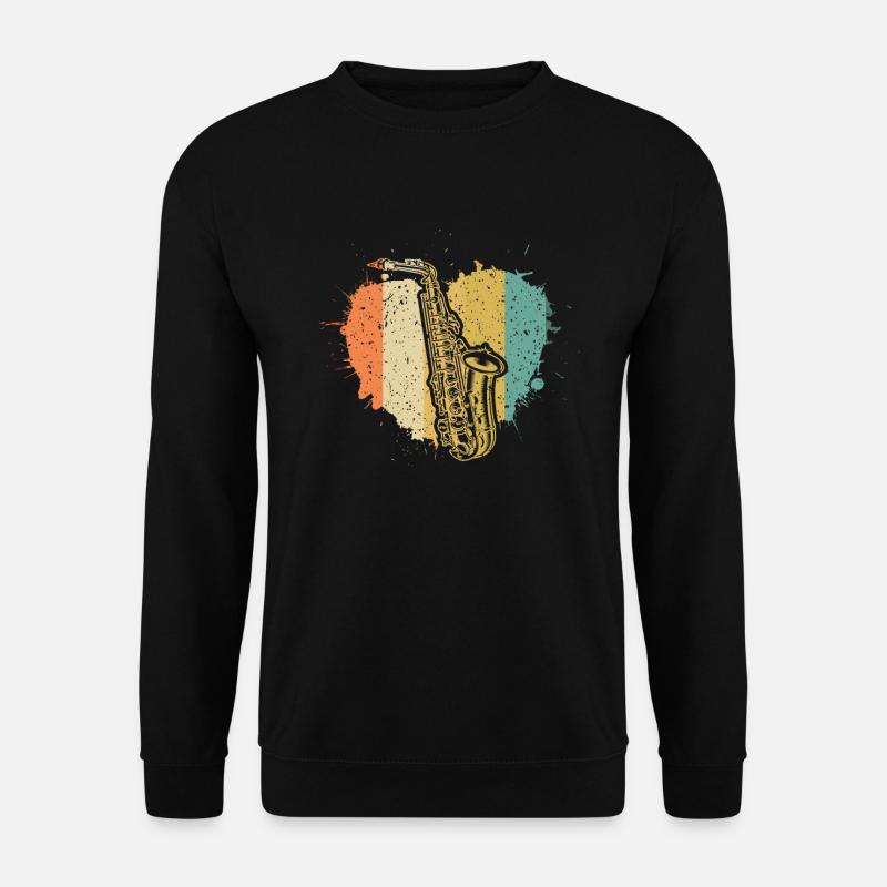 Saxophone Saxophone player Saxophonist - Unisex Sweatshirt - black