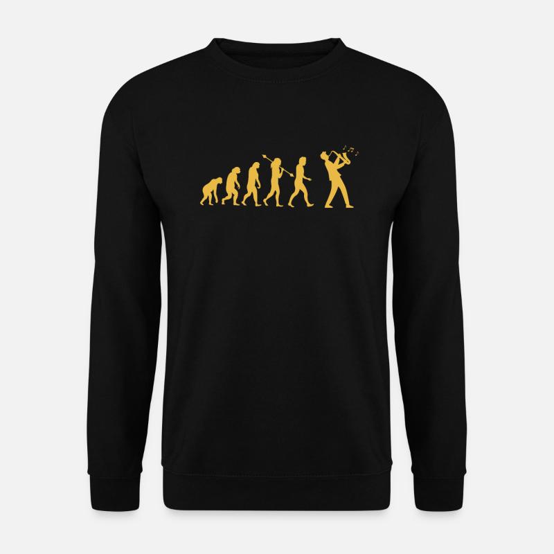 Saxophon Saxophonspieler Saxophonist - Unisex Pullover - Schwarz