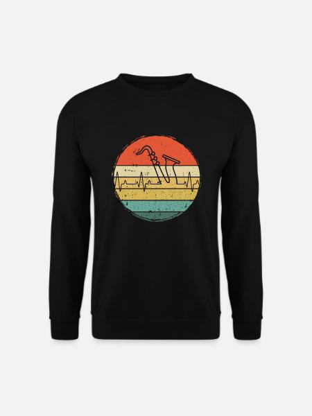 Saxophone Saxophone player Saxophonist - Unisex Sweatshirt - black