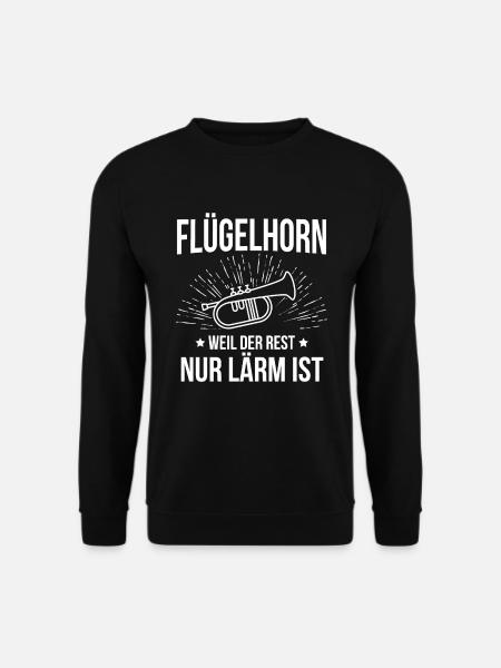 Flügelhorn Flügelhornspieler Flügelhornist - Unisex Pullover - Schwarz