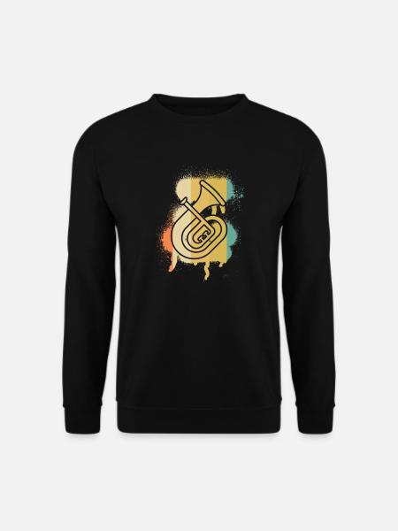 Tenorhorn Tenorhornspieler Tenorhornist - Unisex Pullover - Schwarz