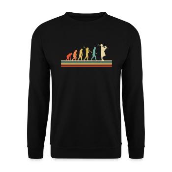 Cornemuse Cornemuse Cornemuse - Sweat-shirt Unisexe - noir - Devant - Alina (178cm) & Michal (187cm)