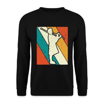 Cornemuse Cornemuse Cornemuse - Sweat-shirt Unisexe - noir - Devant - Alina (178cm) & Michal (187cm)