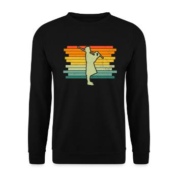 Cornemuse Cornemuse Cornemuse - Sweat-shirt Unisexe - noir - Devant - Alina (178cm) & Michal (187cm)