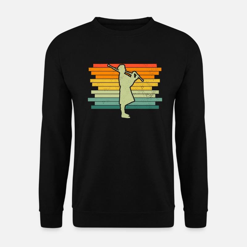 Dudelsack Dudelsackspieler Sackpfeife - Unisex Pullover - Schwarz
